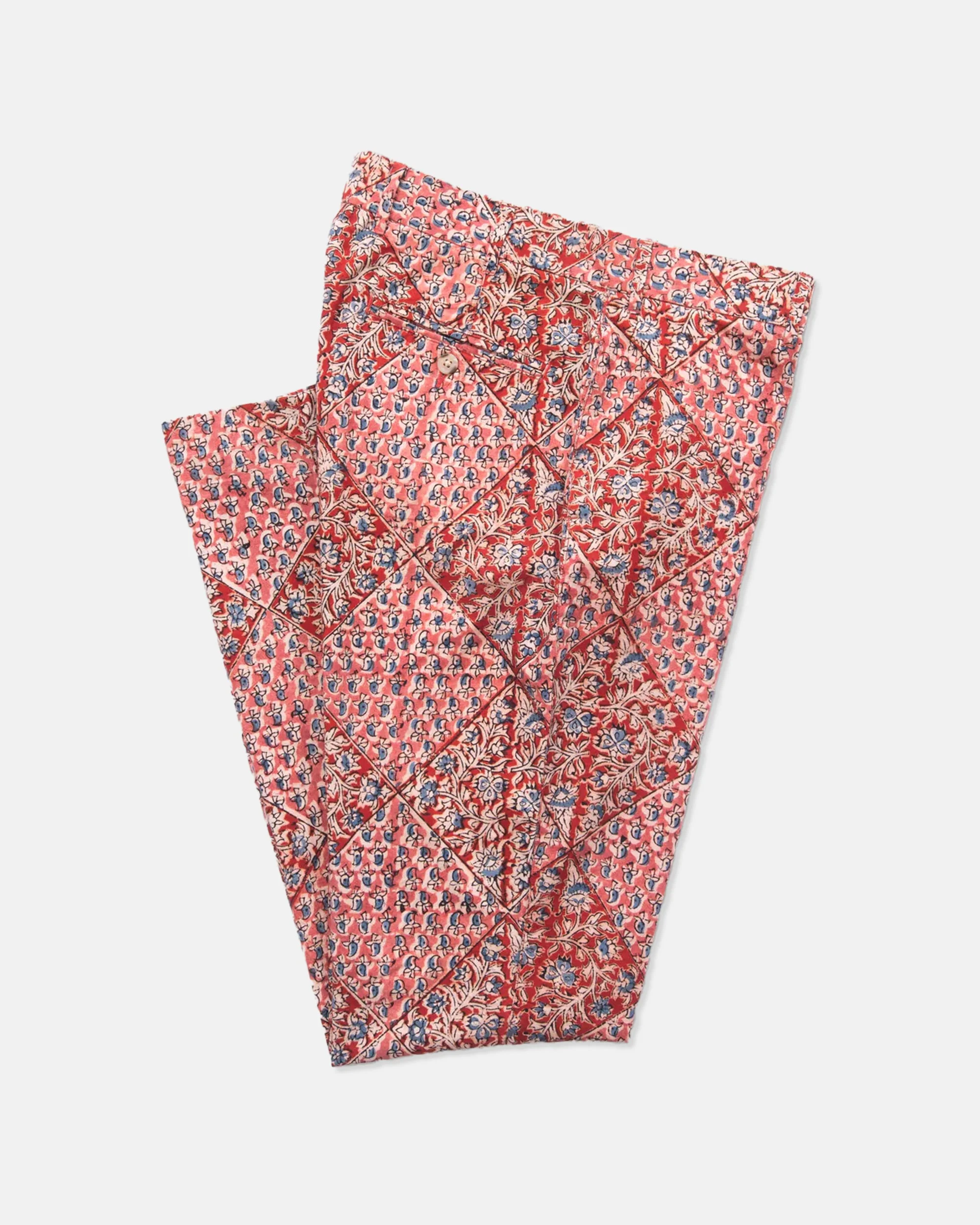 BATIK PRINT MADRAS TROUSER - TRIM FIT - 1