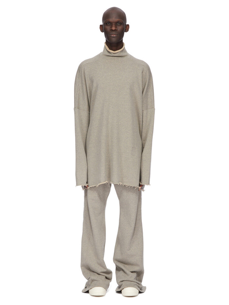 Rick Owens DRKSHDW Pantaloni In Felpa Pusher Pants Melange Grey outlook