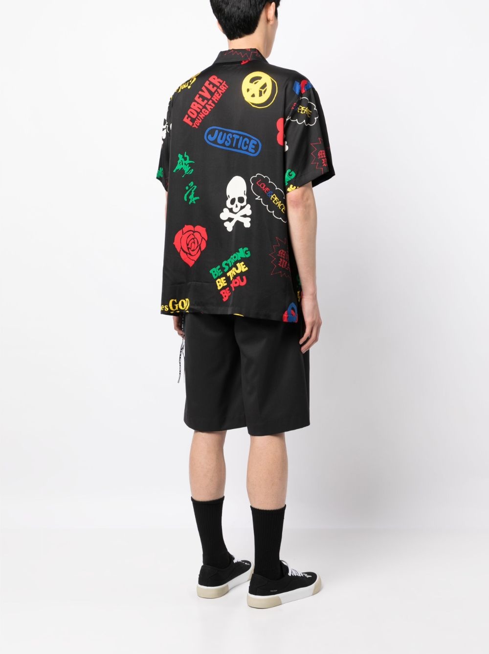 logo-print short-sleeve shirt - 4