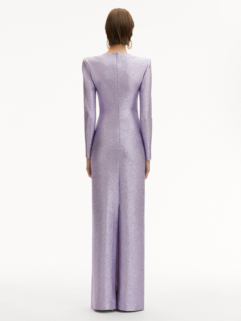 LAMÉ COLUMN GOWN 3