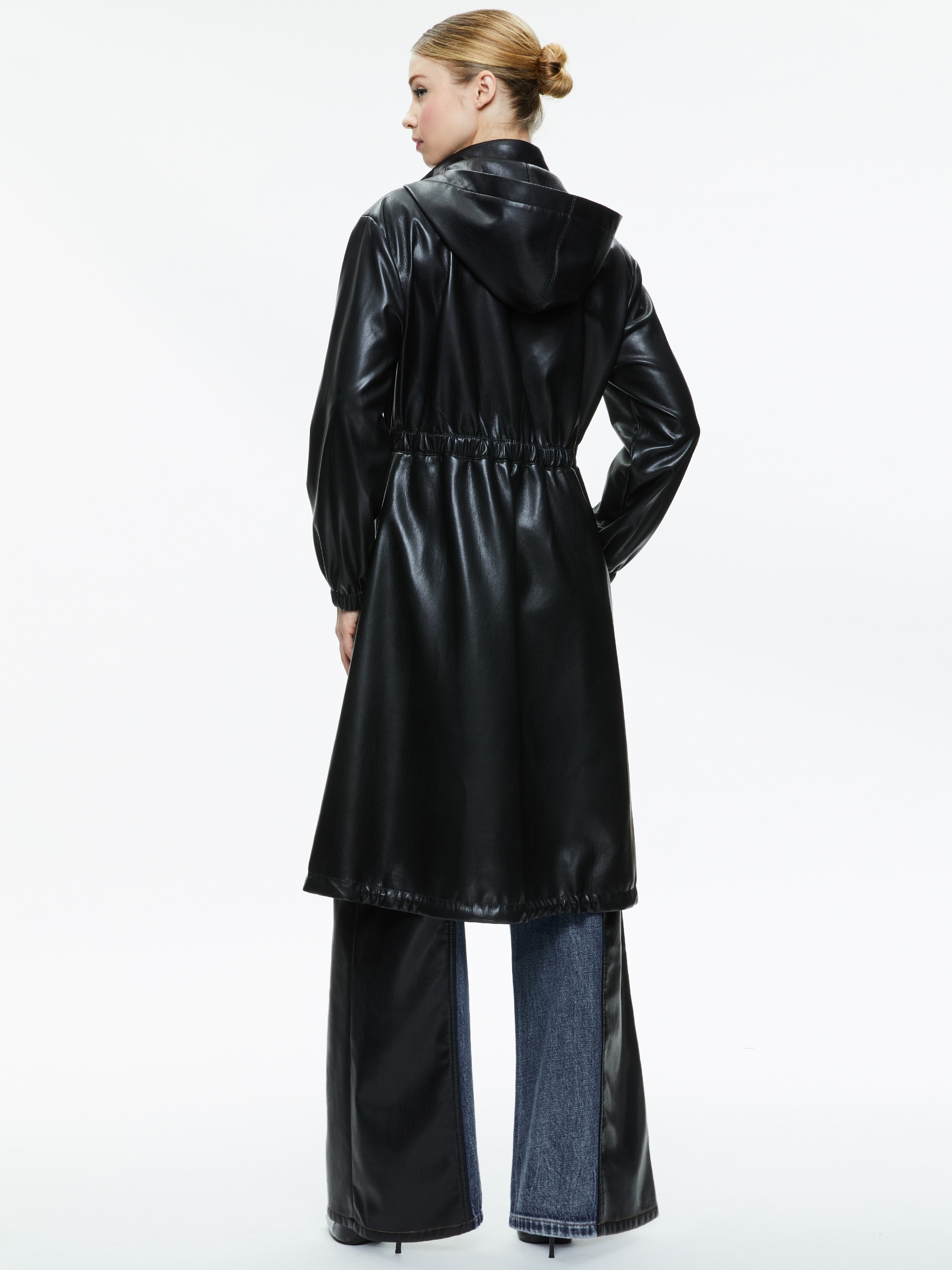 SIMSON VEGAN LEATHER WINDBREAKER - 3