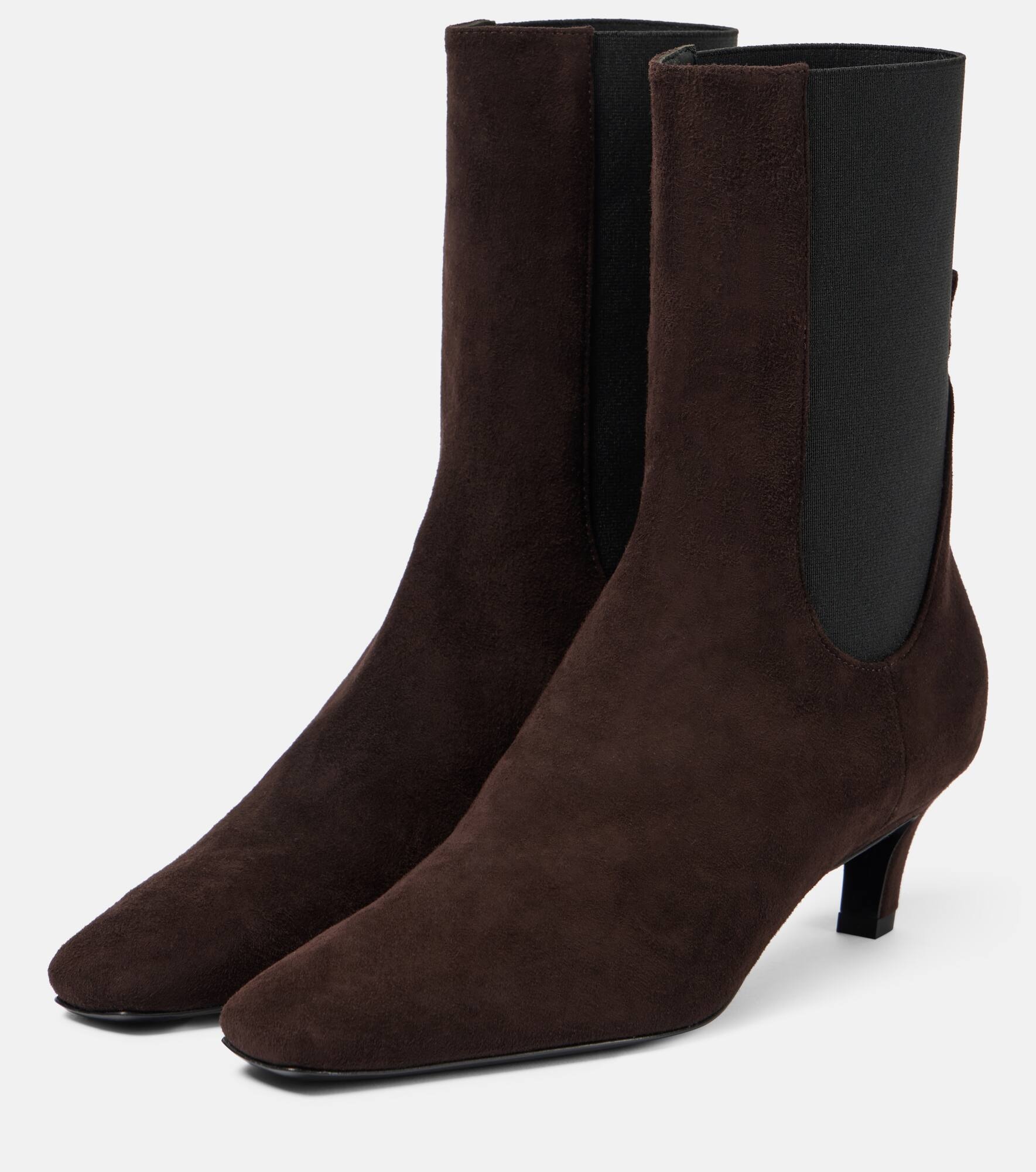 Suede ankle boots - 4