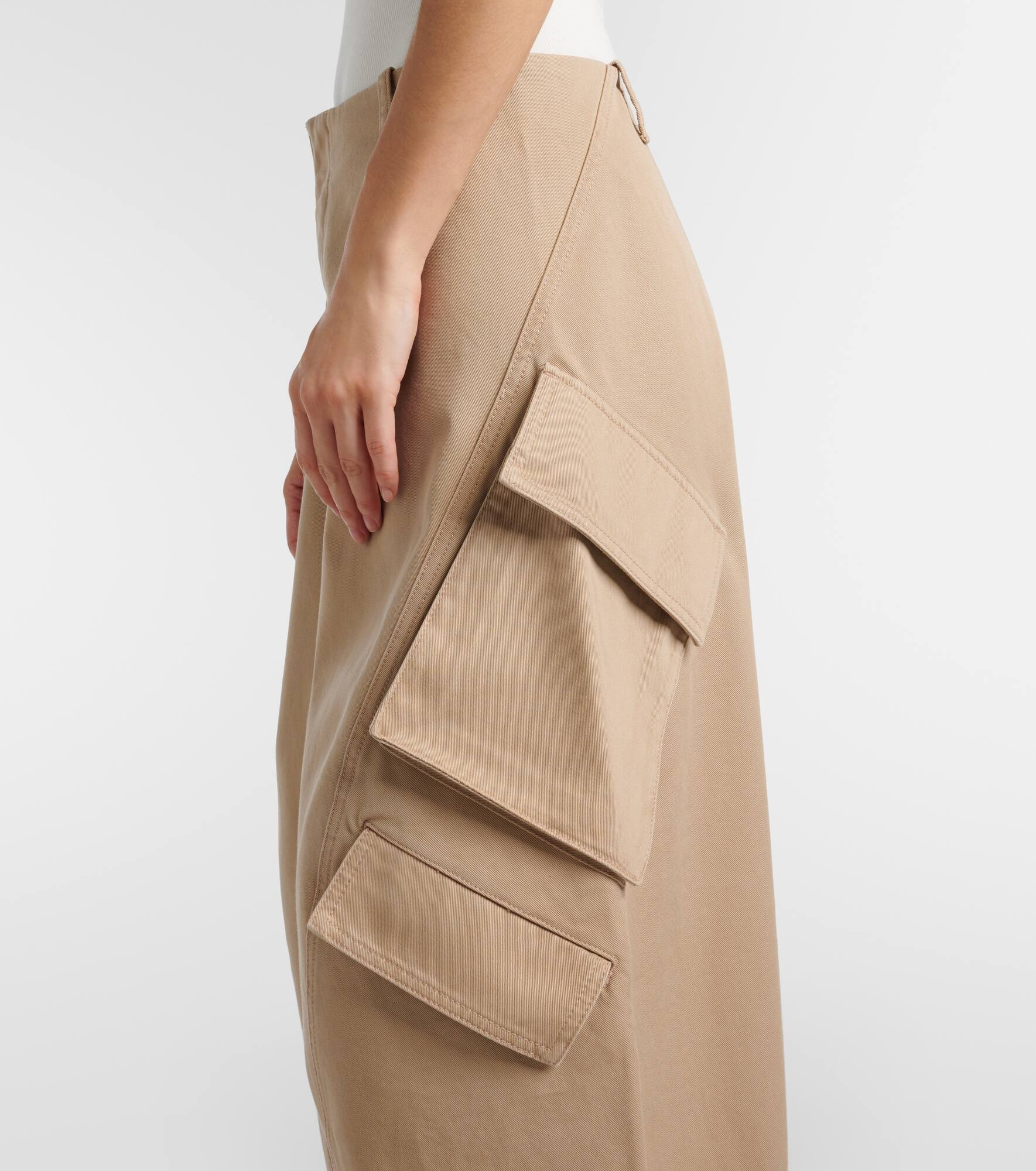 Cotton cargo pants - 4