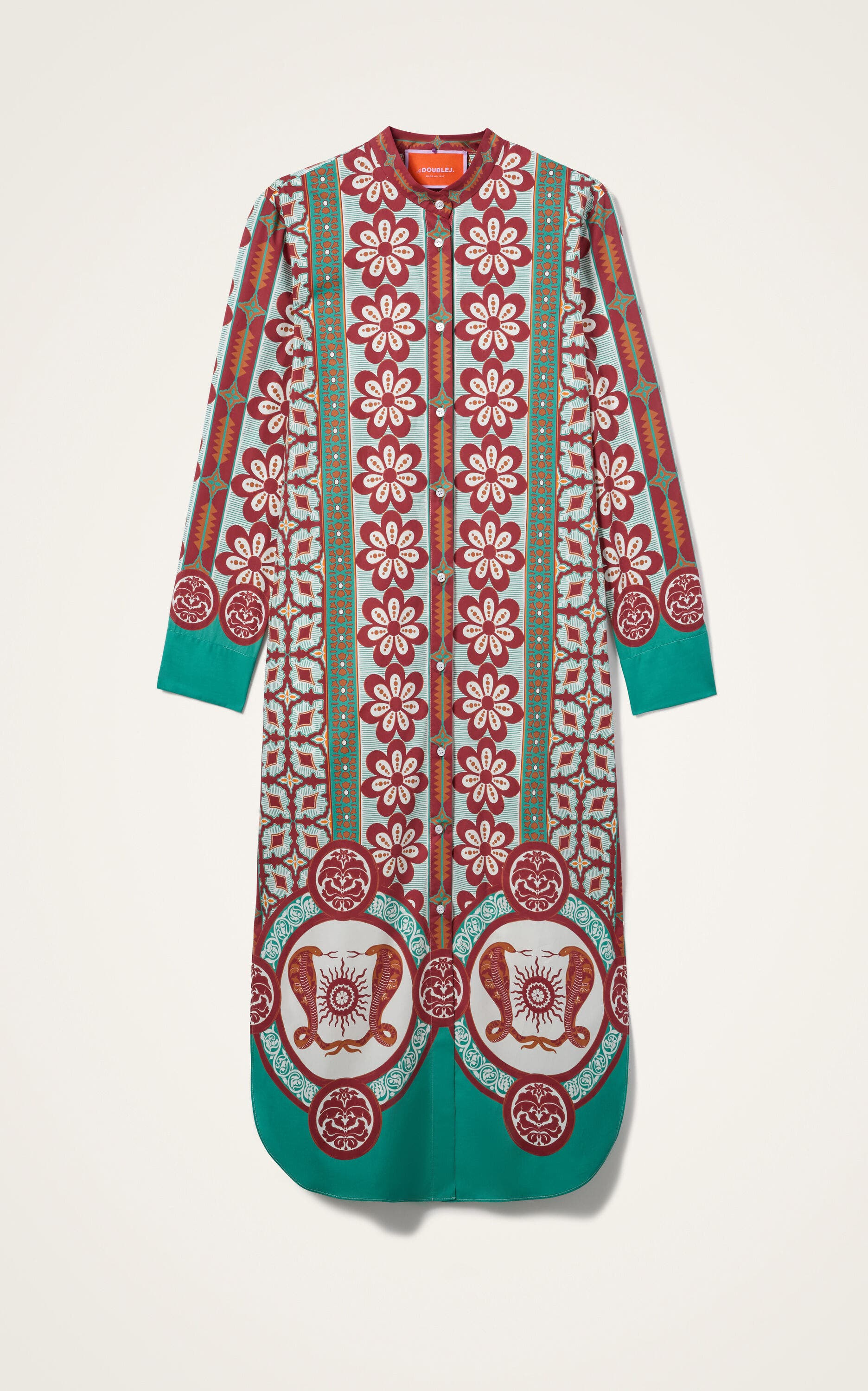 La DoubleJ Sundowner Tunic Pagoda Placée Rust at Nordstrom - 2