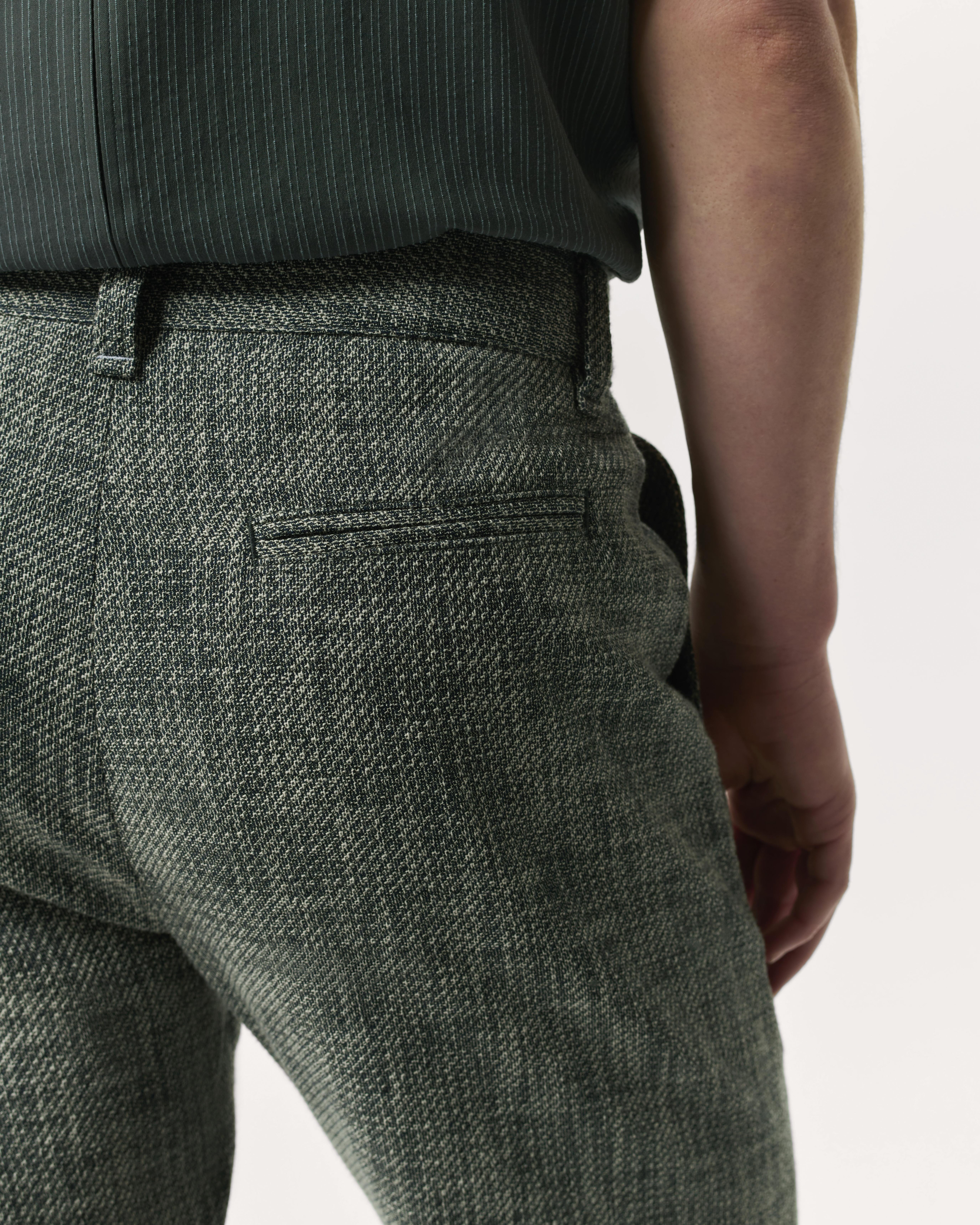 Haydon Straight Fit Italian Tweed Pants - 6