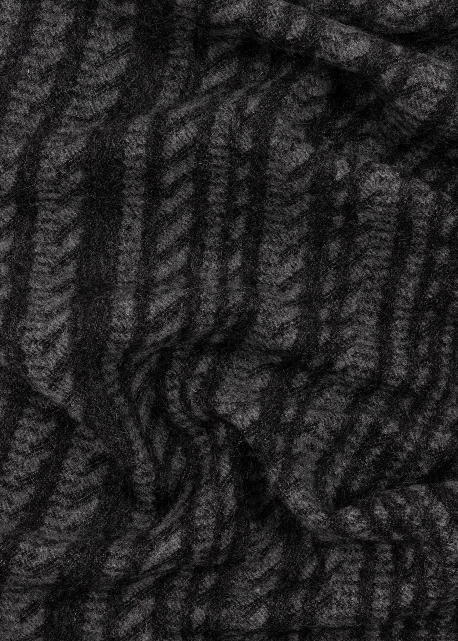 'Signature Stripe' Trim Leather Gloves & Wool Scarf Gift Set - 5