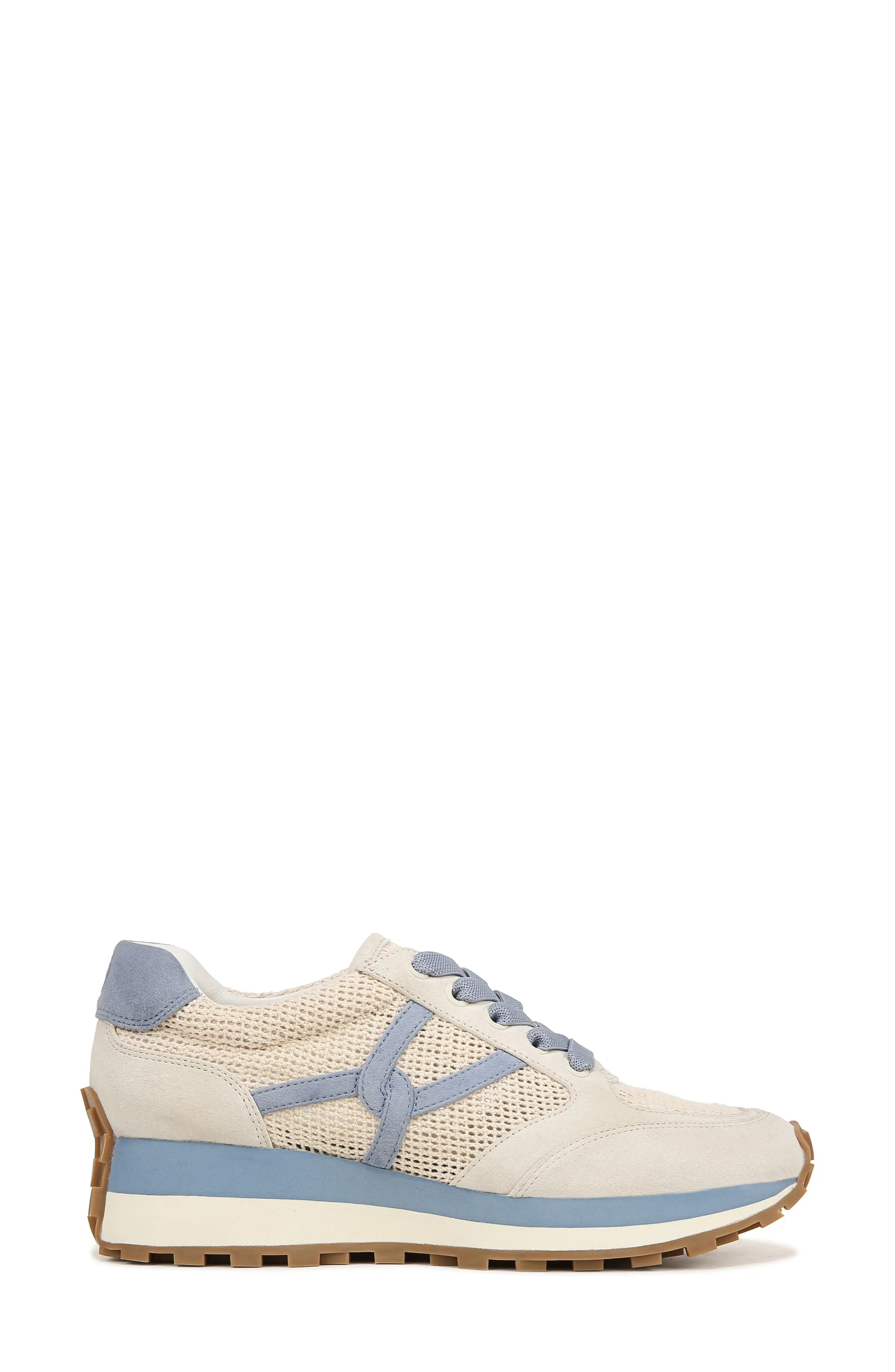 Valentina Sneaker in Coconut/Vista Blue - 3