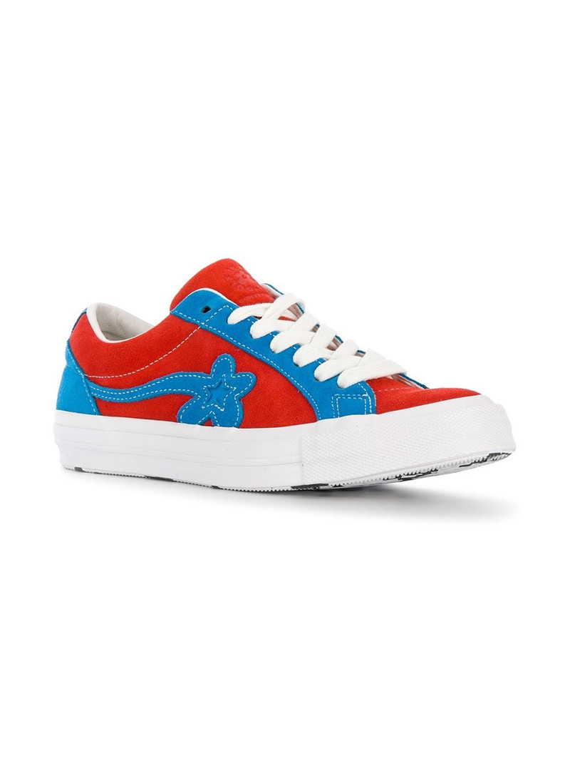 Converse floral embellished sneakers outlook