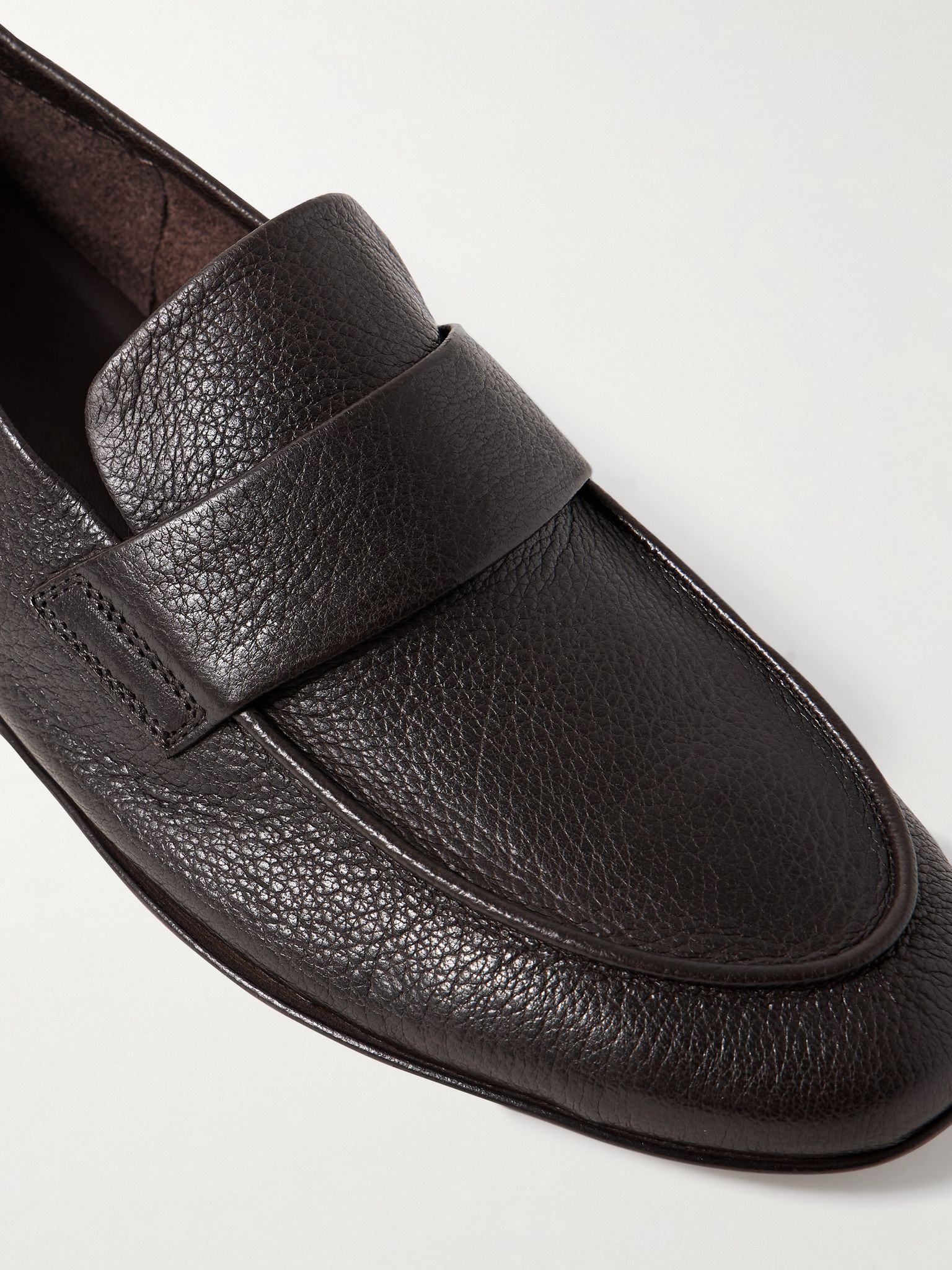 Airto 001 Full-Grain Leather Loafers Dark brown - 5