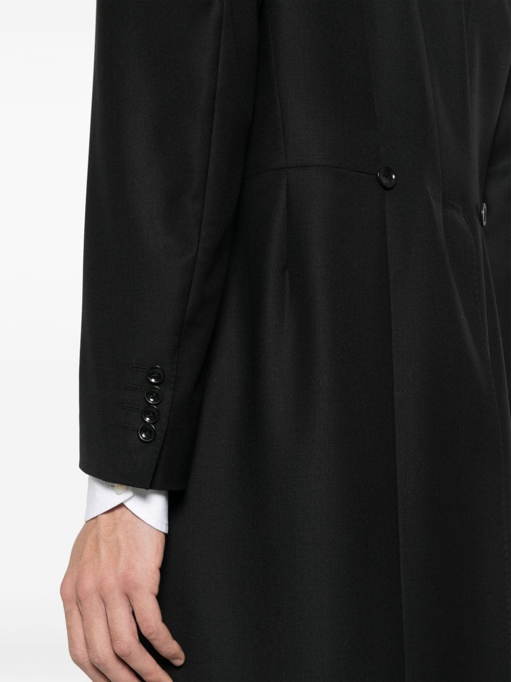 single-breasted wool suit - 5