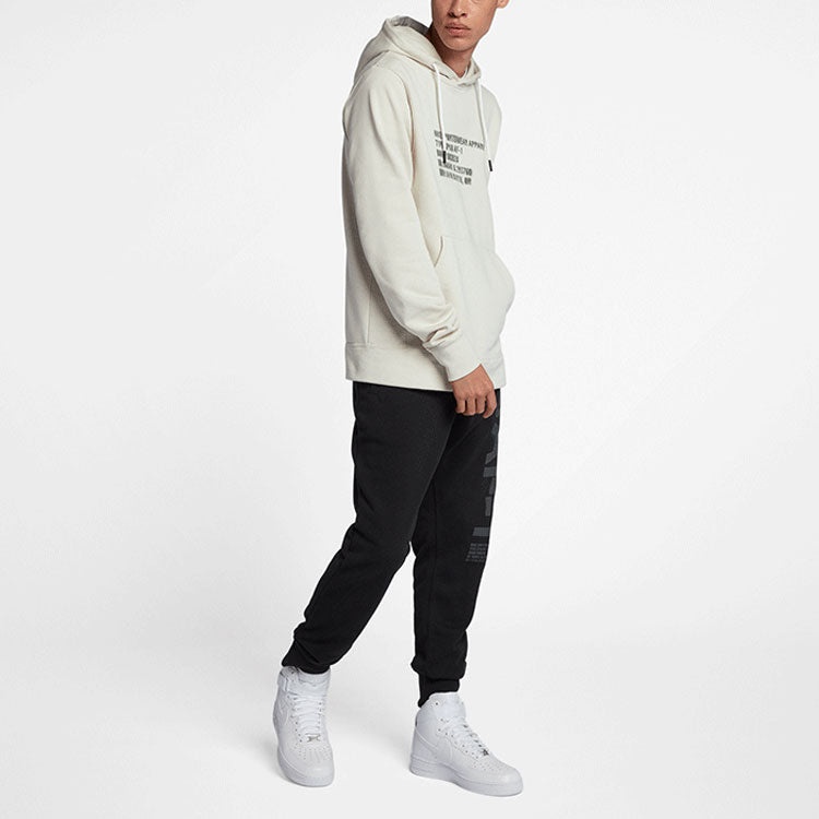 Nike Sportswear Letter Print Hoodies 'White' AH2021-072 - 5