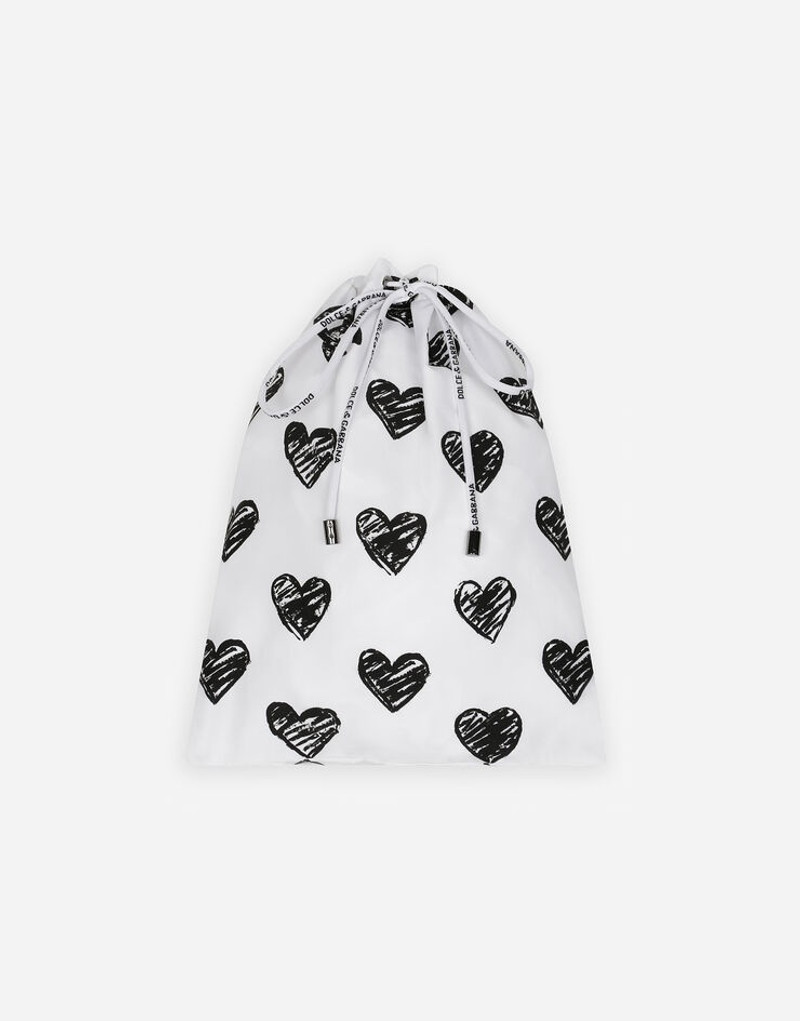 Dolce & Gabbana Short swim trunks with heart print outlook