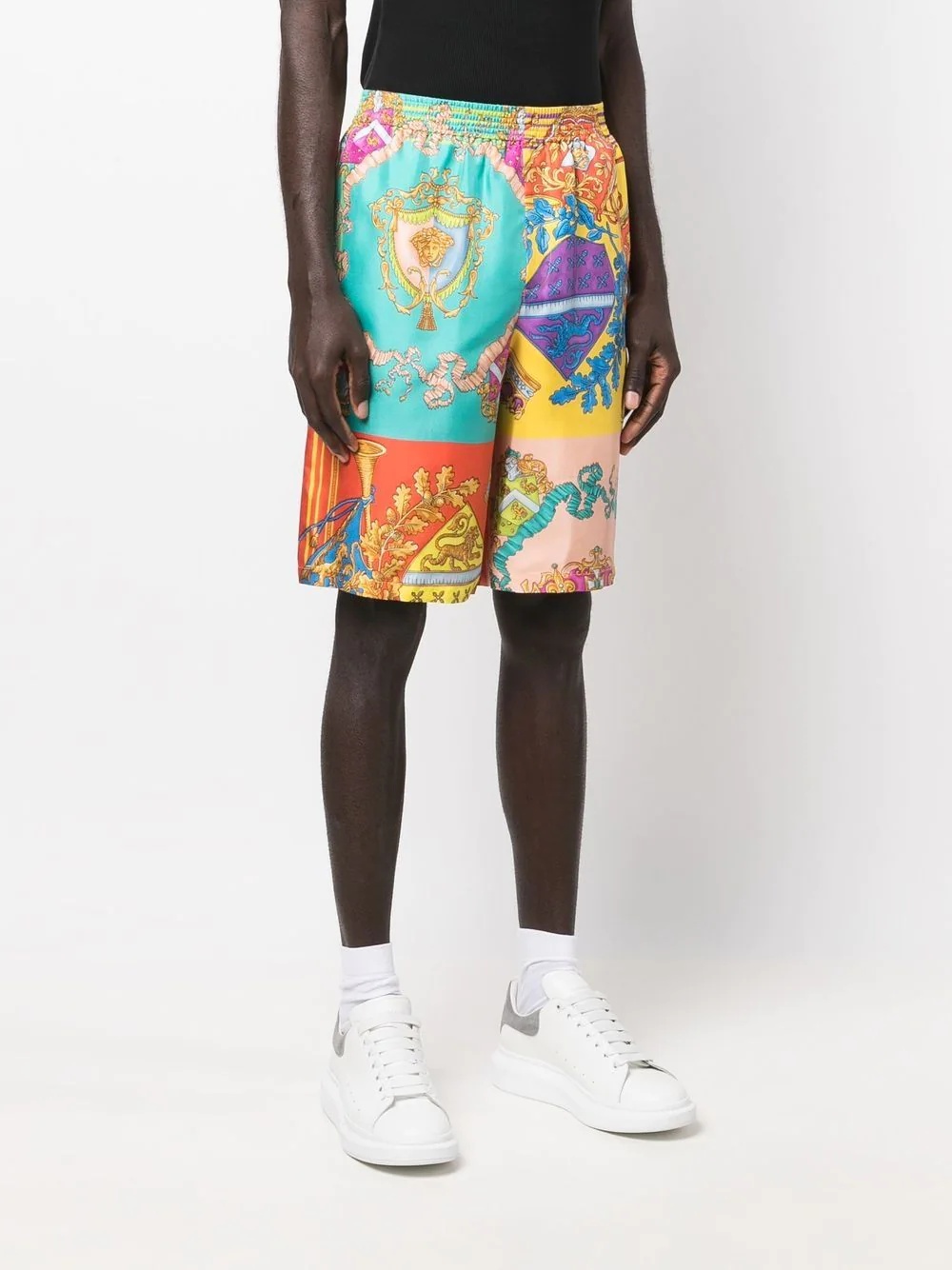 Royal Rebellion silk shorts - 3