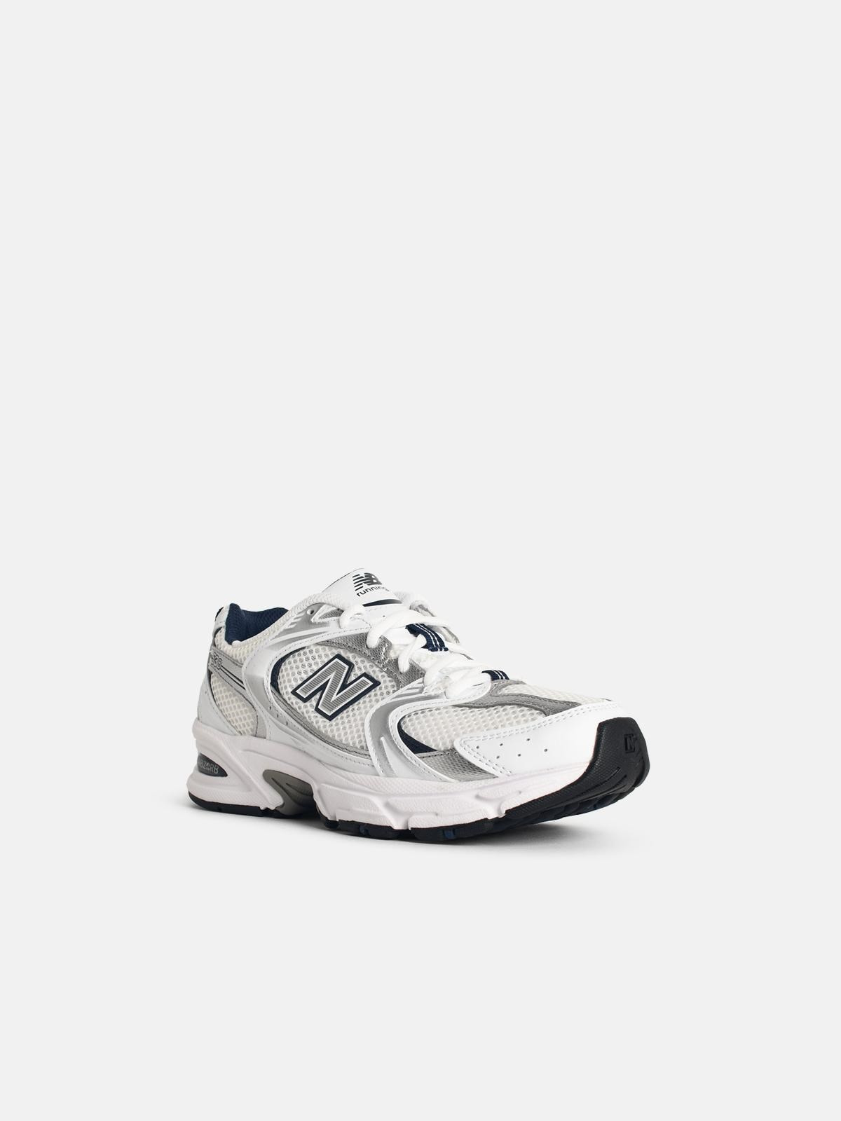 '530' WHITE FABRIC SNEAKERS - 2