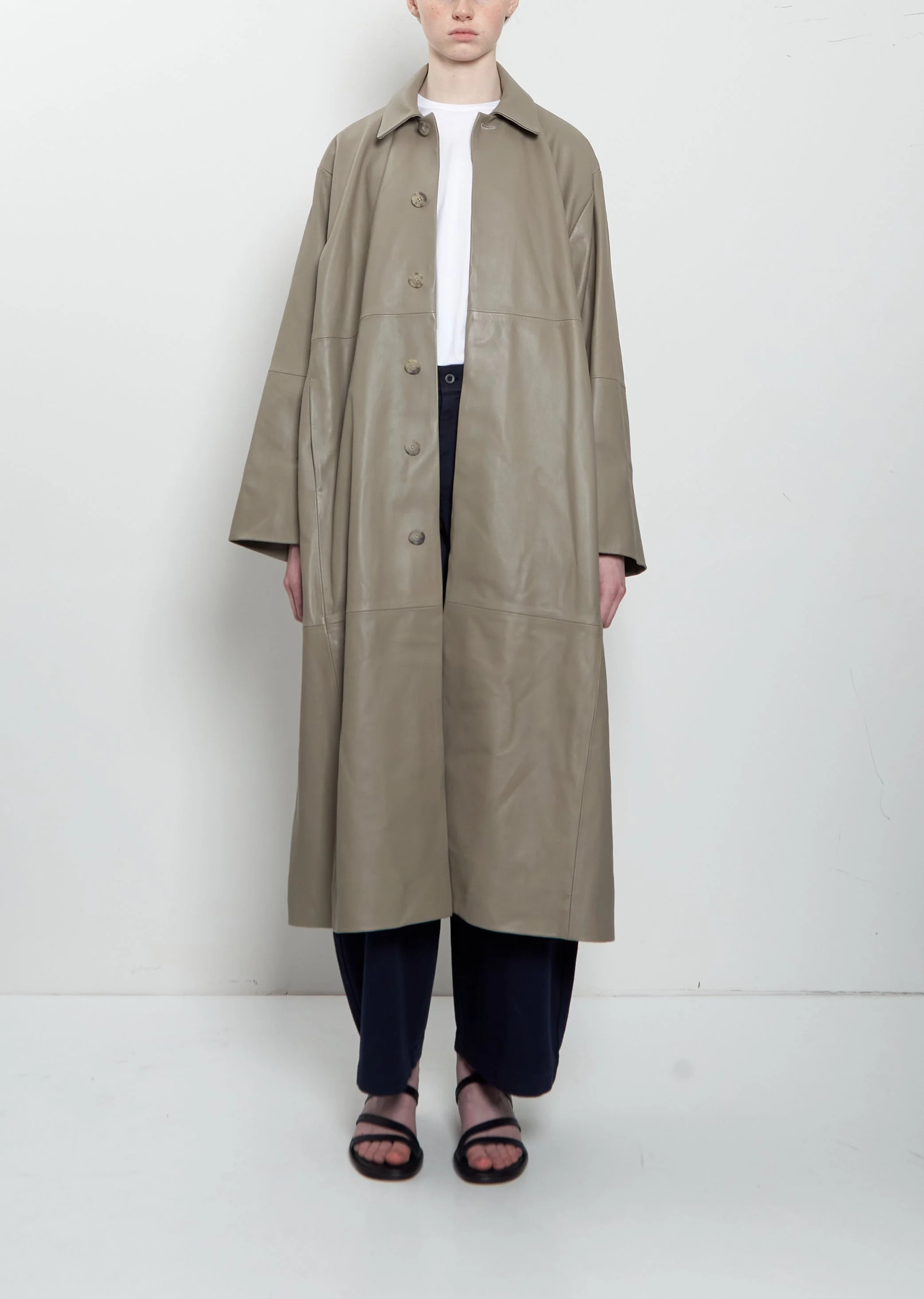 Napa Leather Car Coat - 1