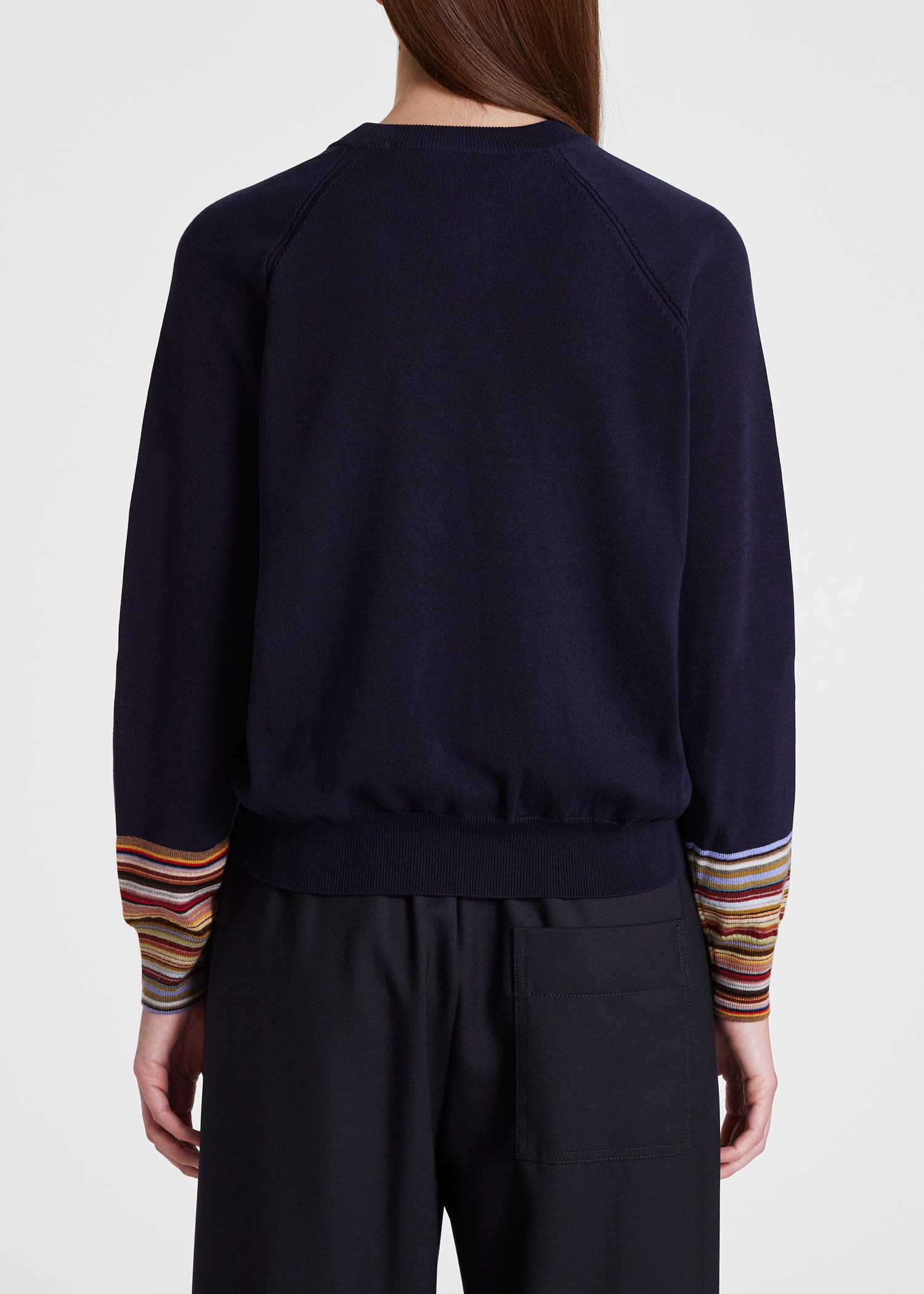 Cardigan With 'Signature Stripe' Cuffs - 5
