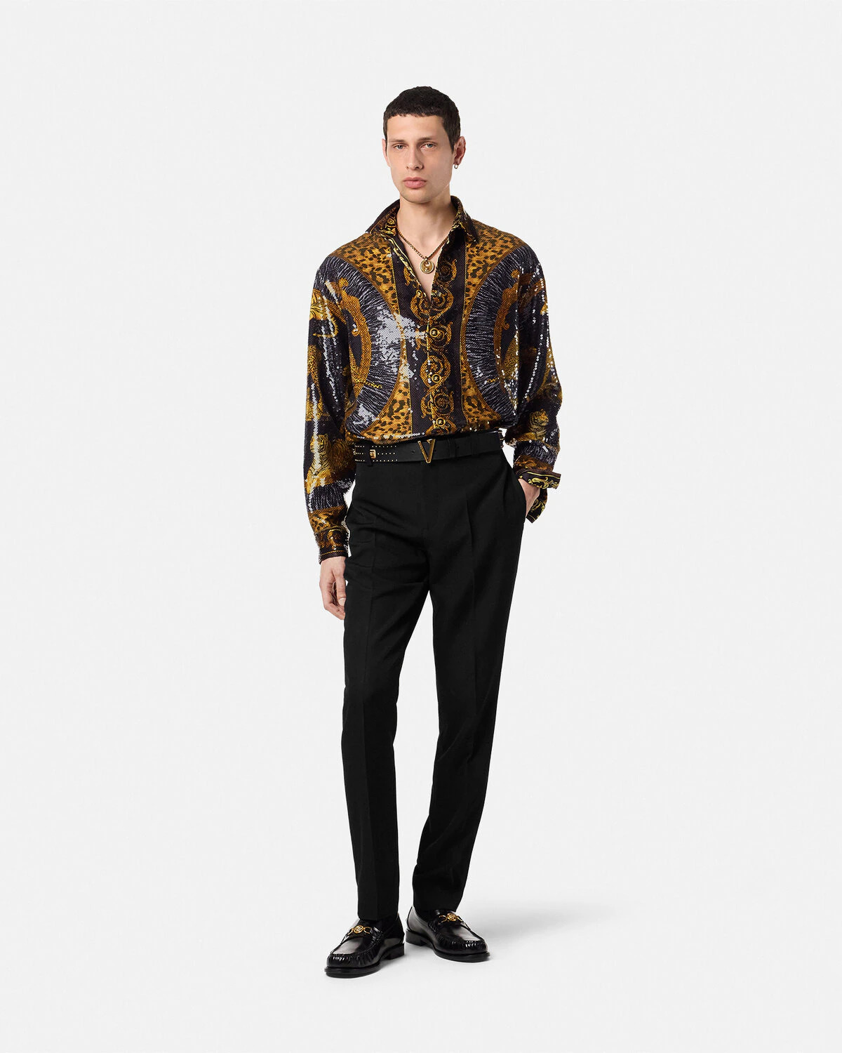 Embroidered Wild Cats Overshirt - 2