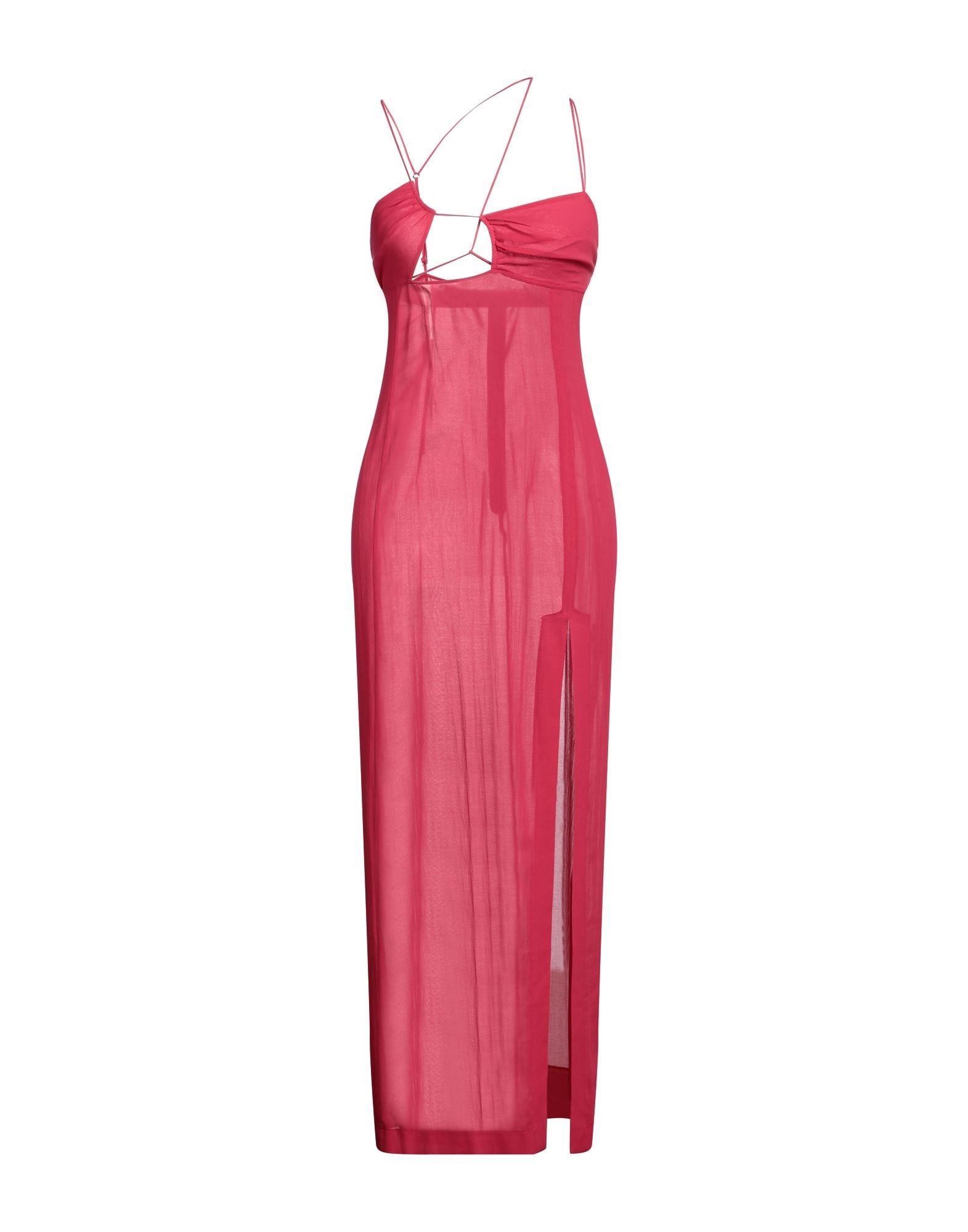 Fuchsia Women's Long Dress - 1