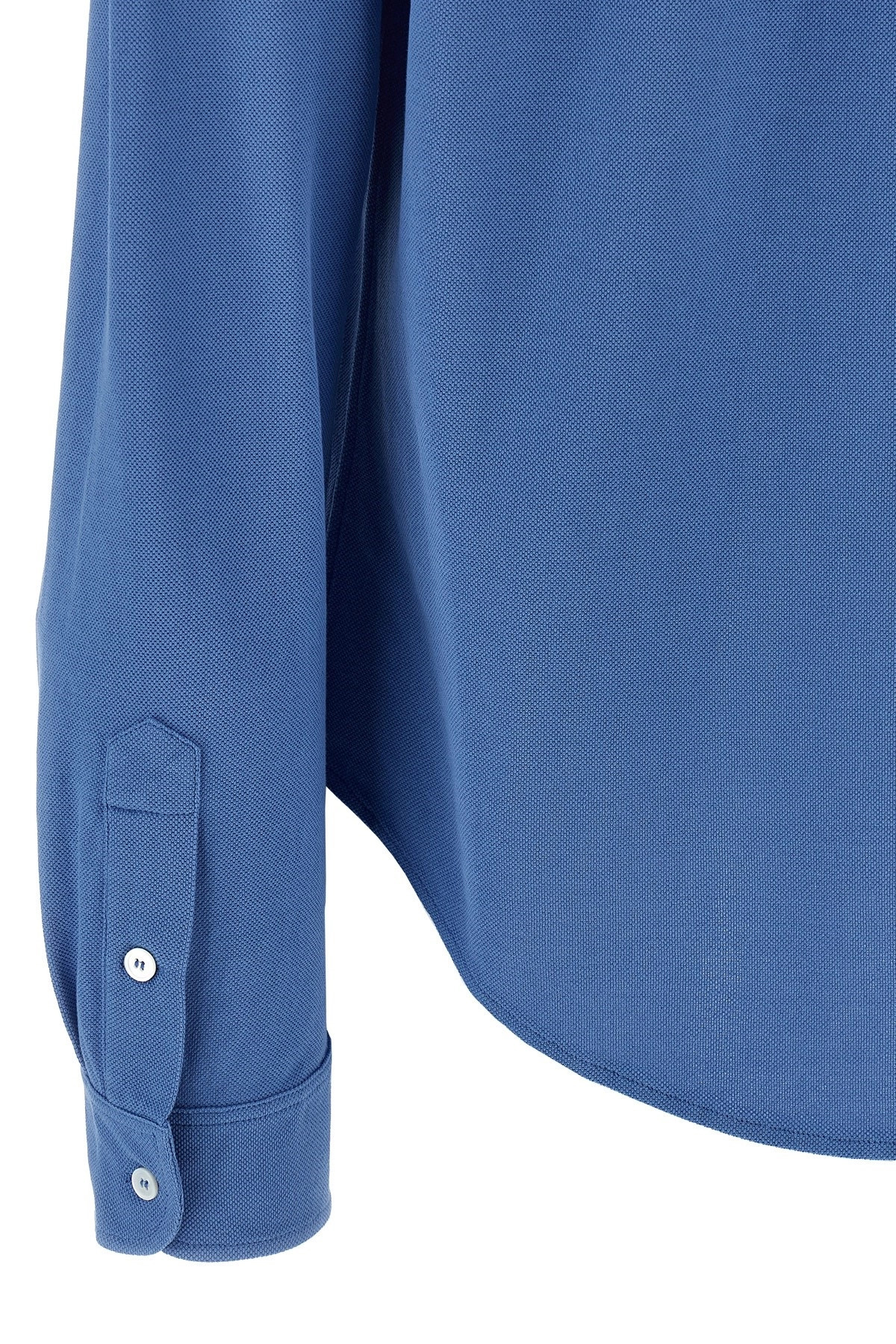 Piqué cotton shirt - 4