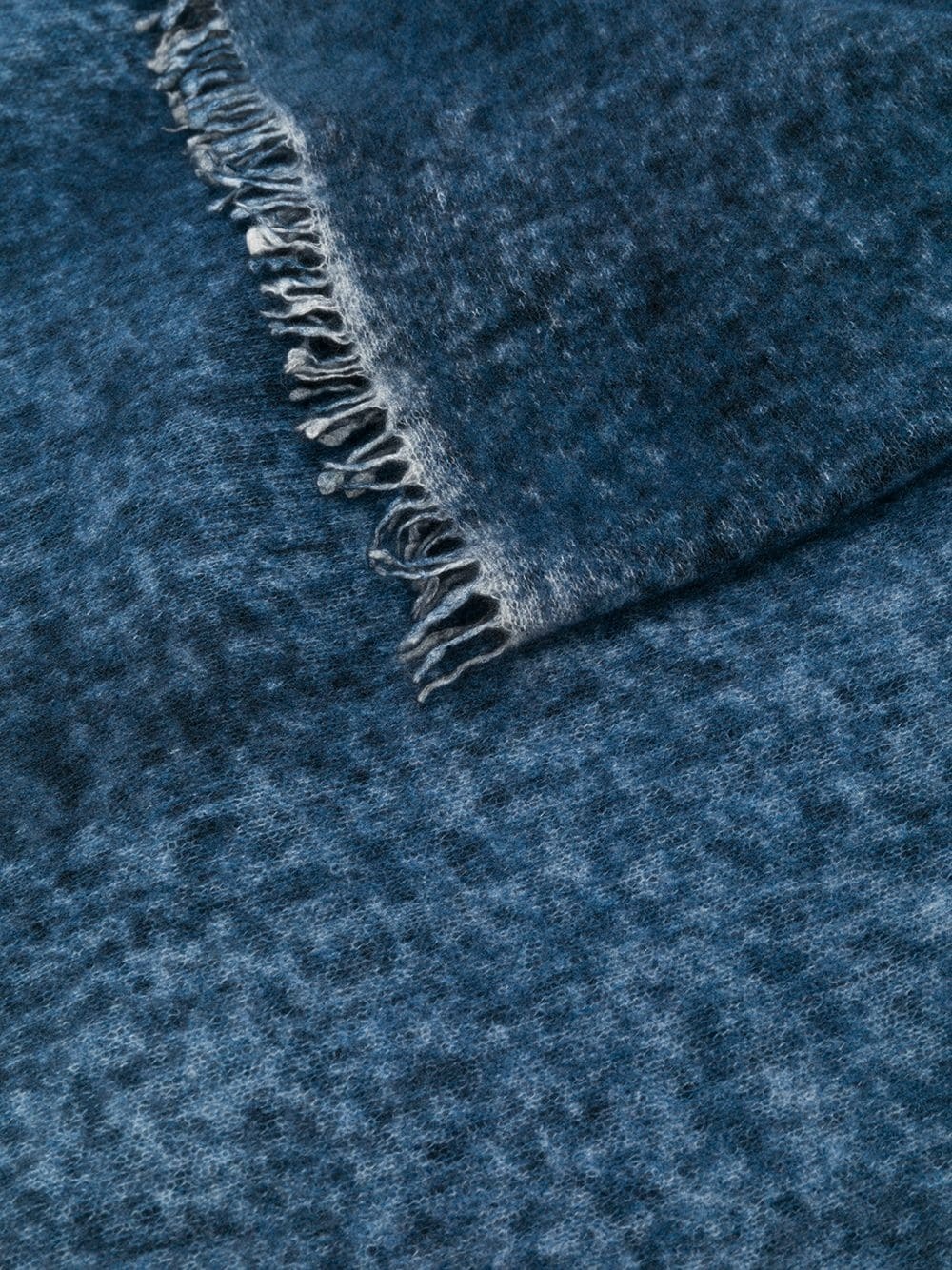 denim-look cashmere scarf - 3