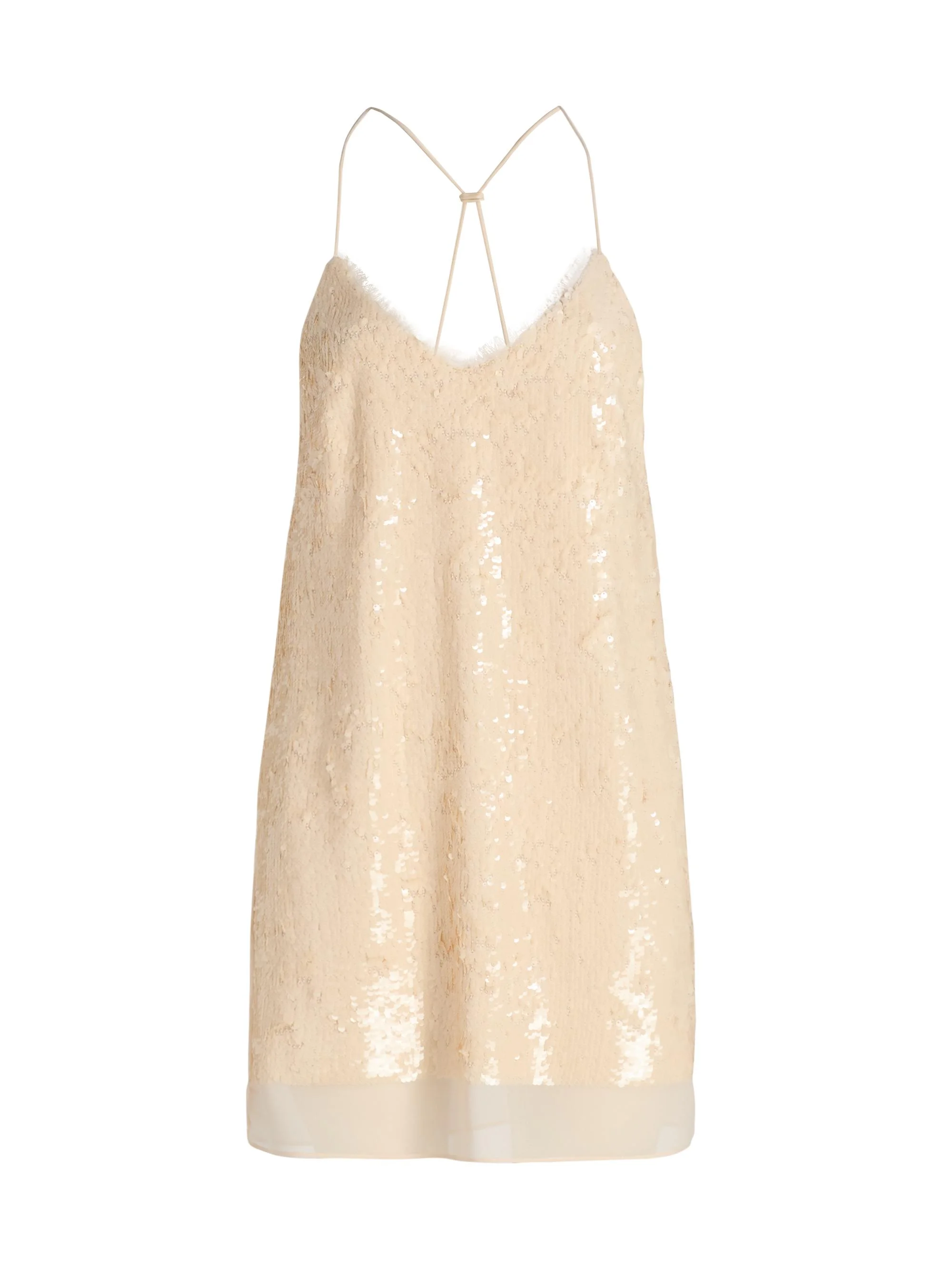 rag and bone sequin dress rag & bone Women's Kali Sequin-Embellished A-Line Minidress - Soft Pink -  0400026360571