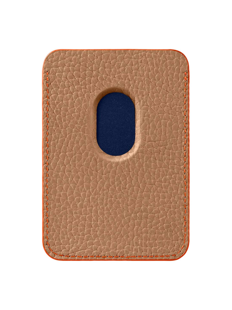 Leather MagSafe Wallet - Manhattan Sandstone 4