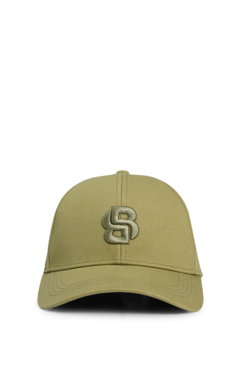 BOSS COTTON-TWILL CAP WITH EMBROIDERED DOUBLE B MONOGRAM outlook
