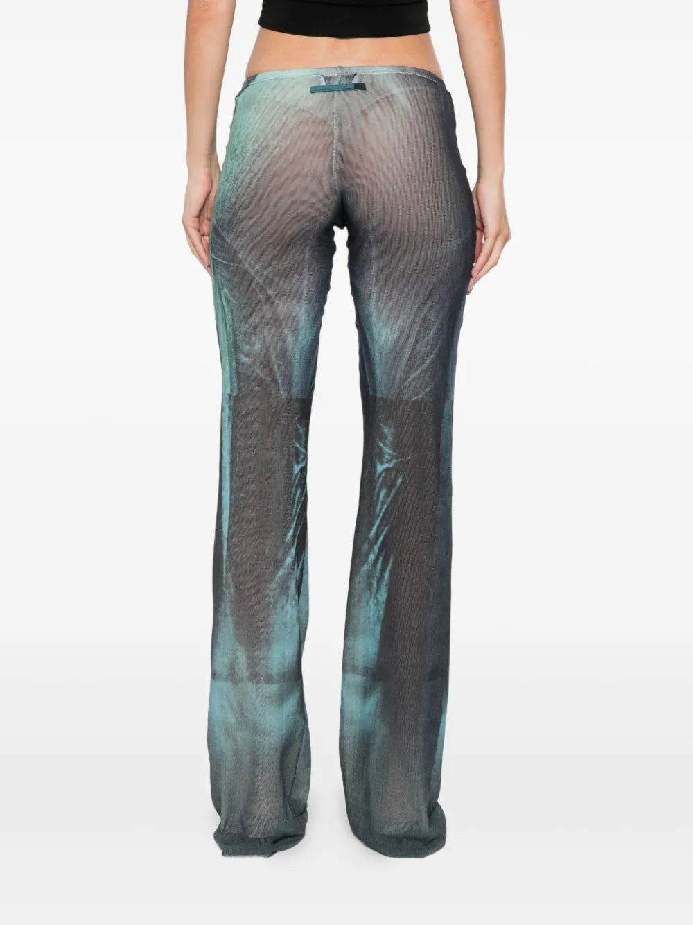 Abstract Print Pants - 4
