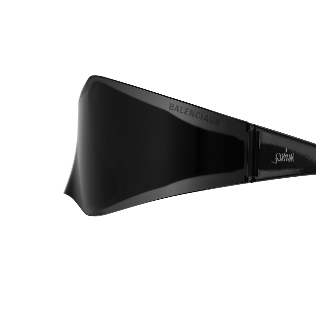 Women's Balenciaga Music | Mina Series Sunglasses  in Black - 5