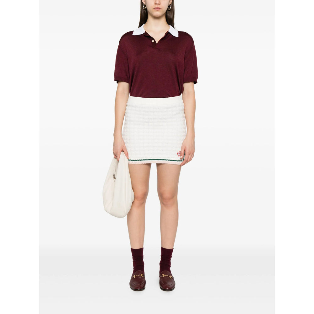 Casablanca White Skirts - Fitted Skirts Women - 3