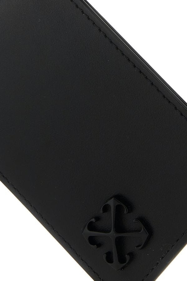 Black leather Jitney card holder - 4