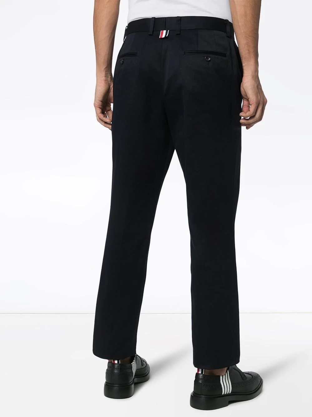 Unconstructed 4-Bar chino trousers - 4