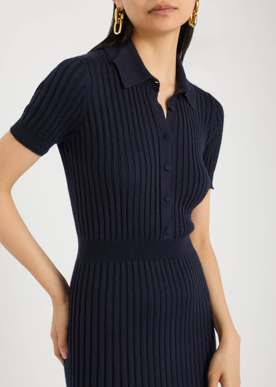 Gabriela Hearst Amor Silk and Cashmere-blend Midi Dress - 5