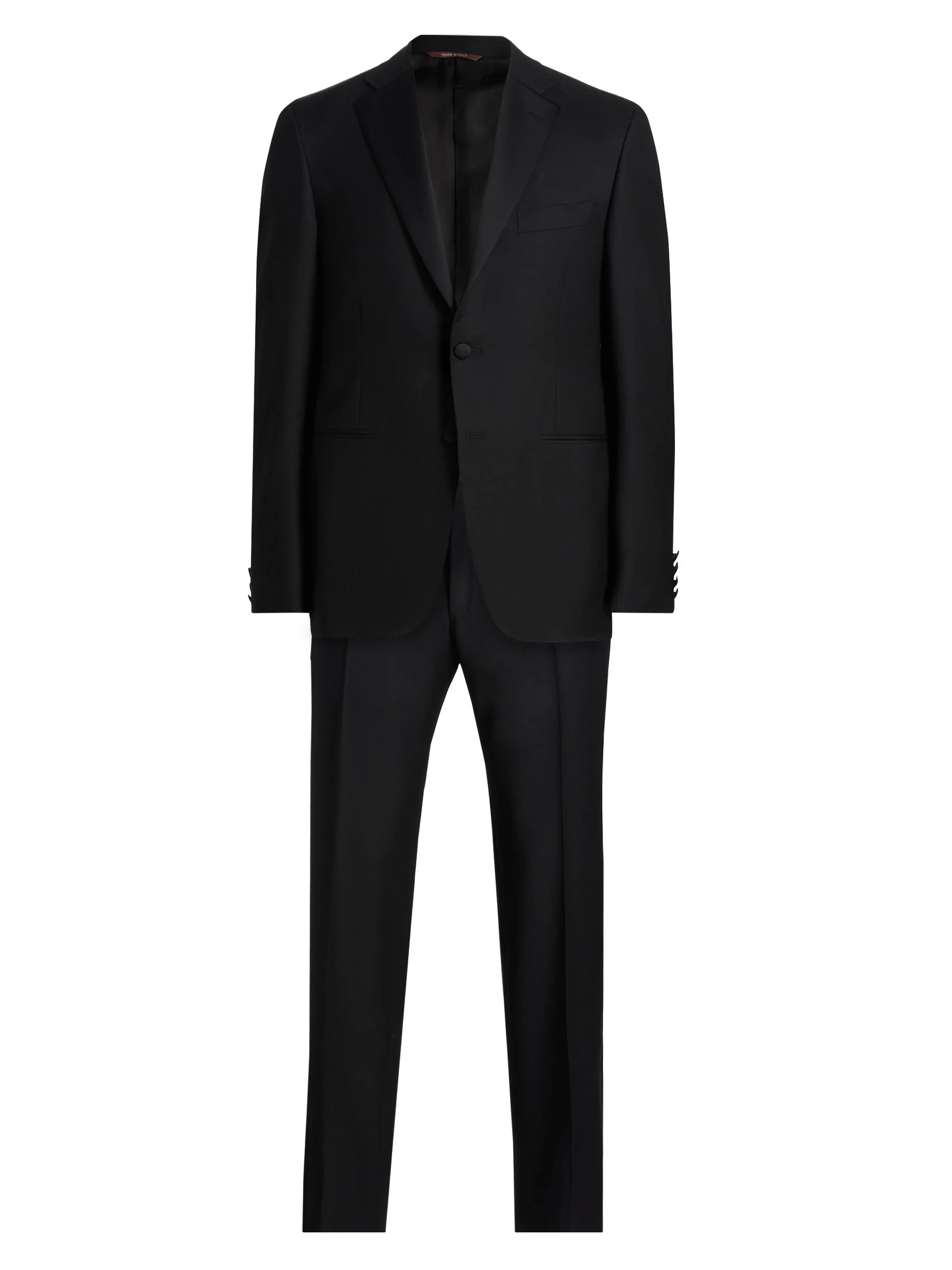 Men's Wool Notch Tuxedo - Black - 1