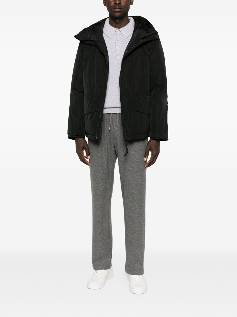 Herno drawstring pocket trousers outlook