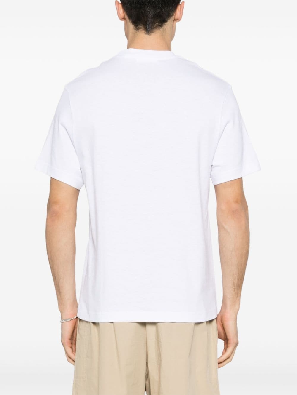 logo-print cotton T-shirt - 4