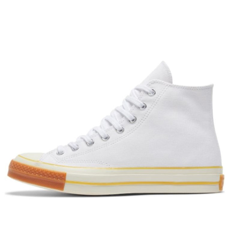 반대 척 1970 년대 팝 발가락 HIgh 탑 '흰색' 165720C - 1