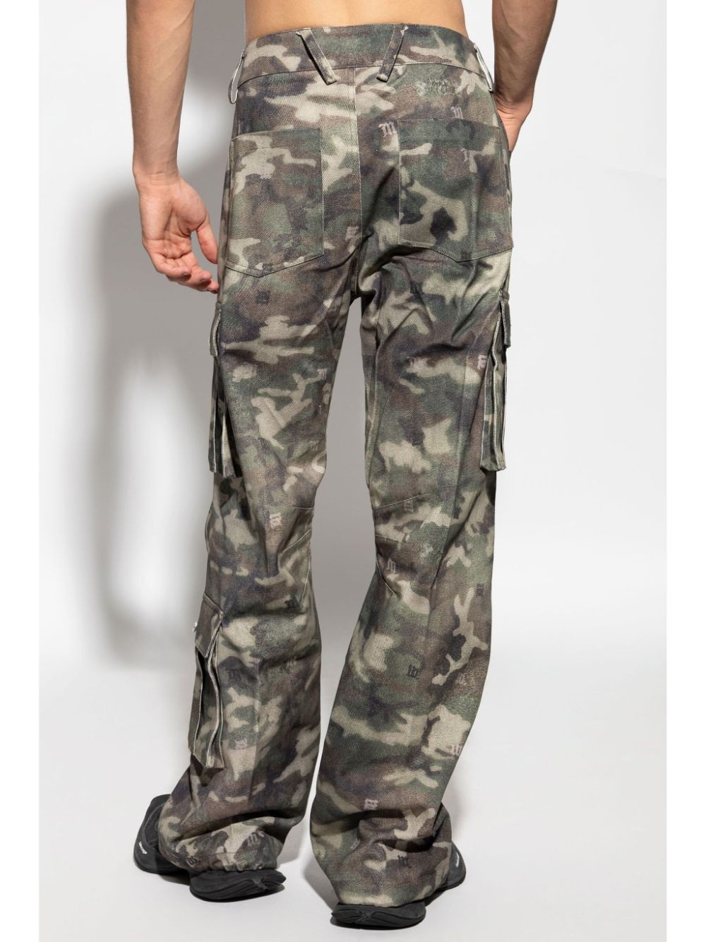 camo-print trousers - 4