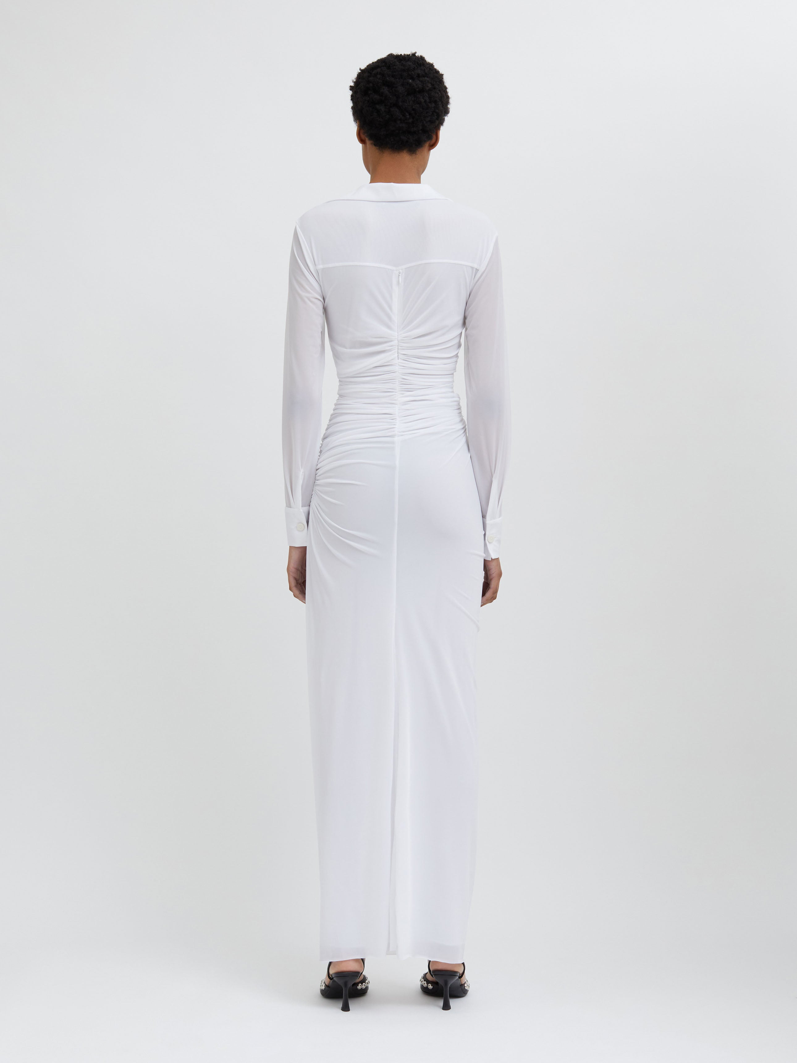 Venus Plunge Shirt Dress - 5