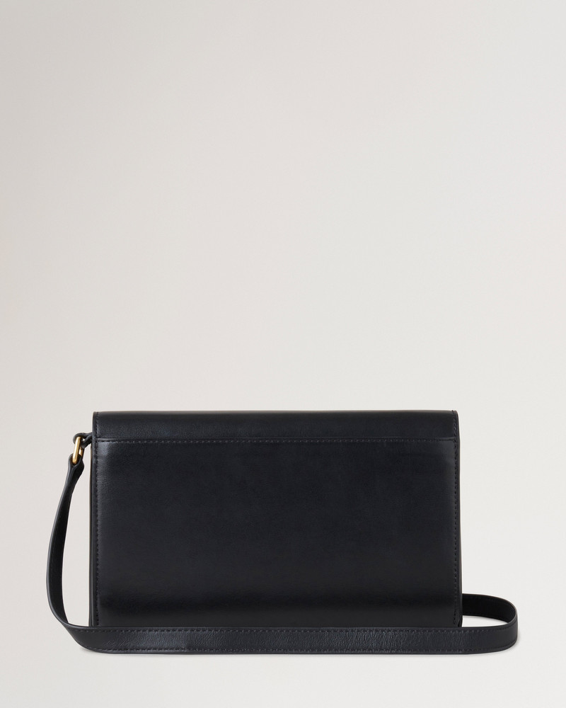 Lana Wallet on Strap
Black High Gloss Leather 3