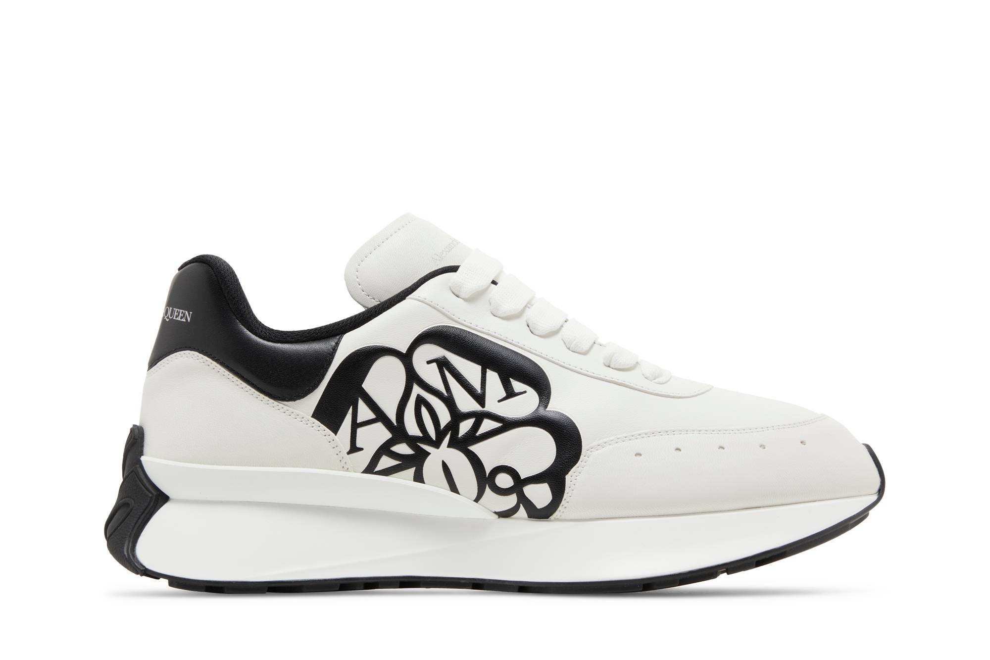 Alexander McQueen Sprint Runner 'White Black' - 1
