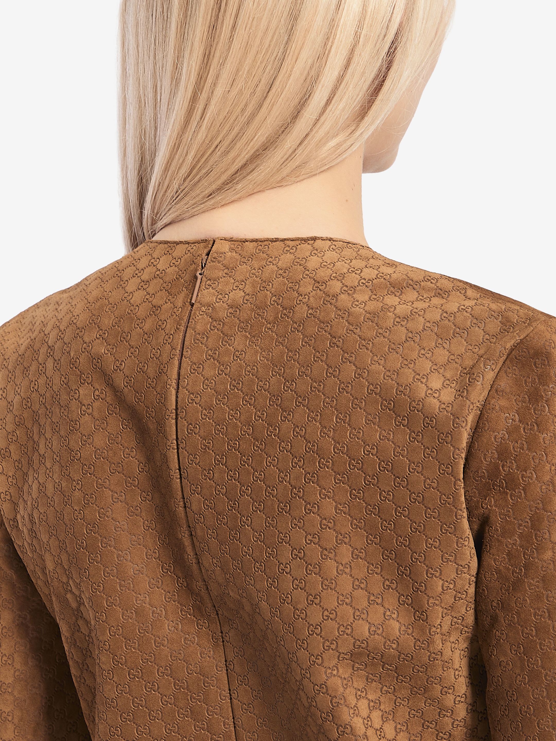 【GUCCI】GG SUEDE MINI DRESS●817757XNA5G2234 817757_XNA5G_2234_003_100_0000