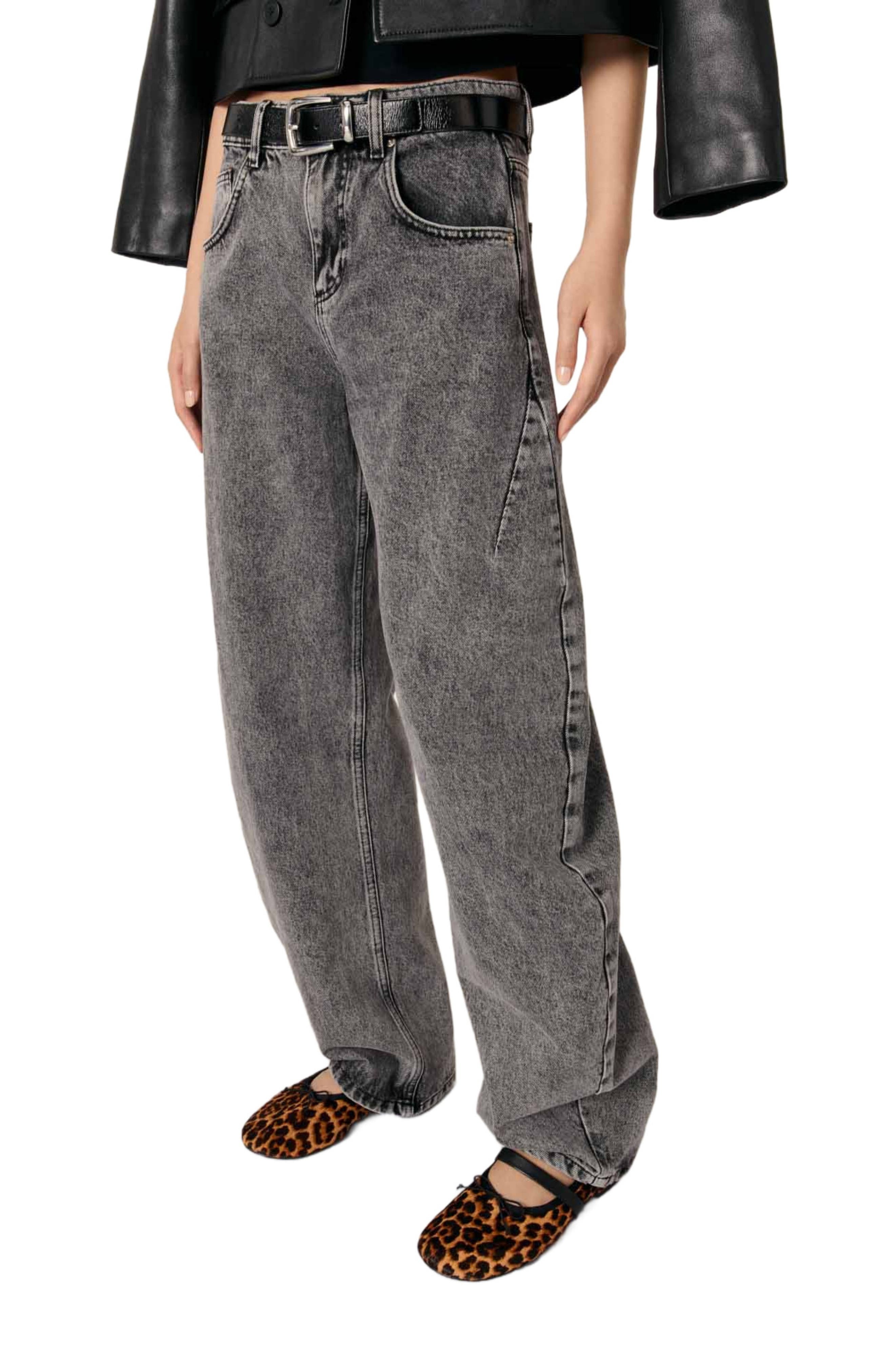 maje Balloon jeans in Grey at Nordstrom - 5