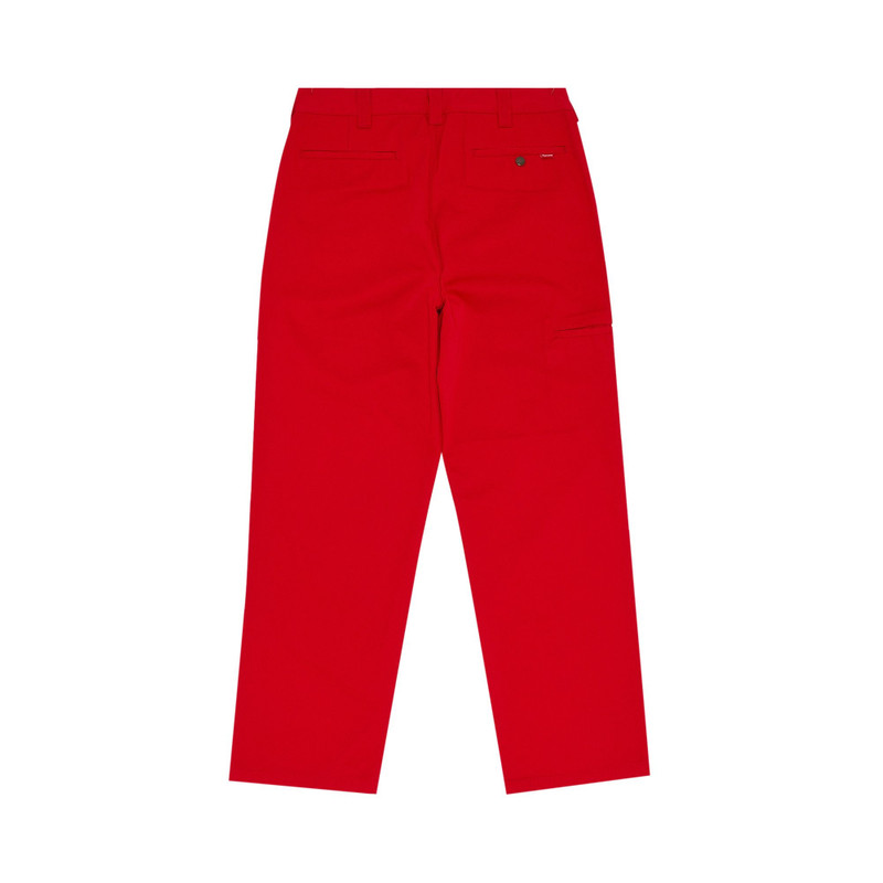 Supreme Supreme Work Pant 'Bright Red' outlook