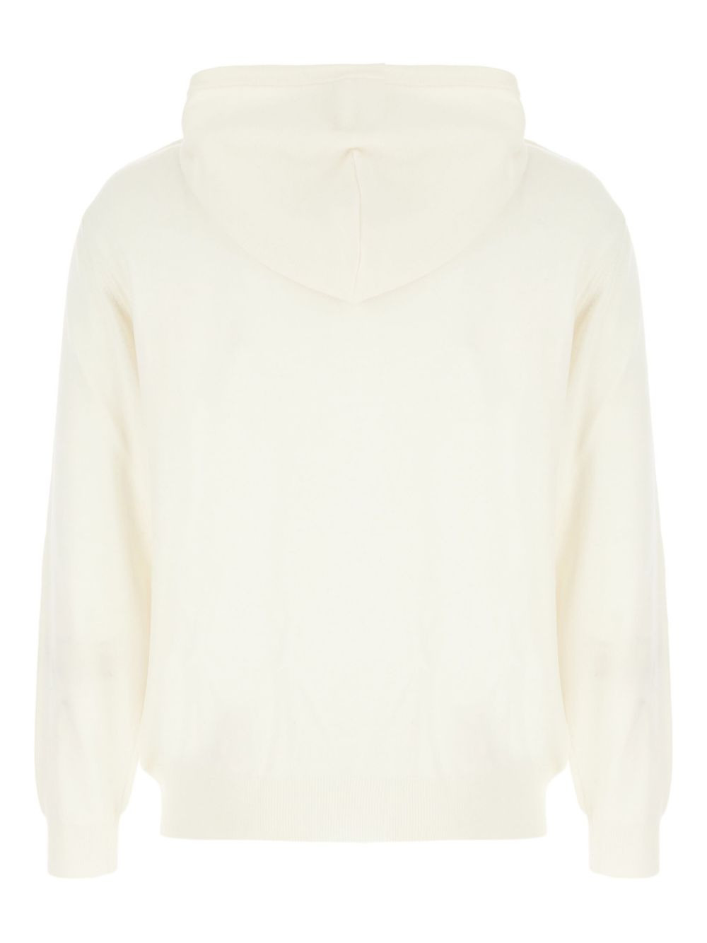 teddy-print hooded sweater - 2