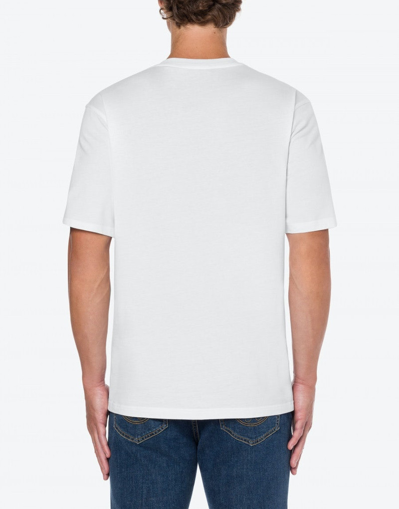 MOSCHINO COMICS CHARACTERS ORGANIC JERSEY T-SHIRT 3