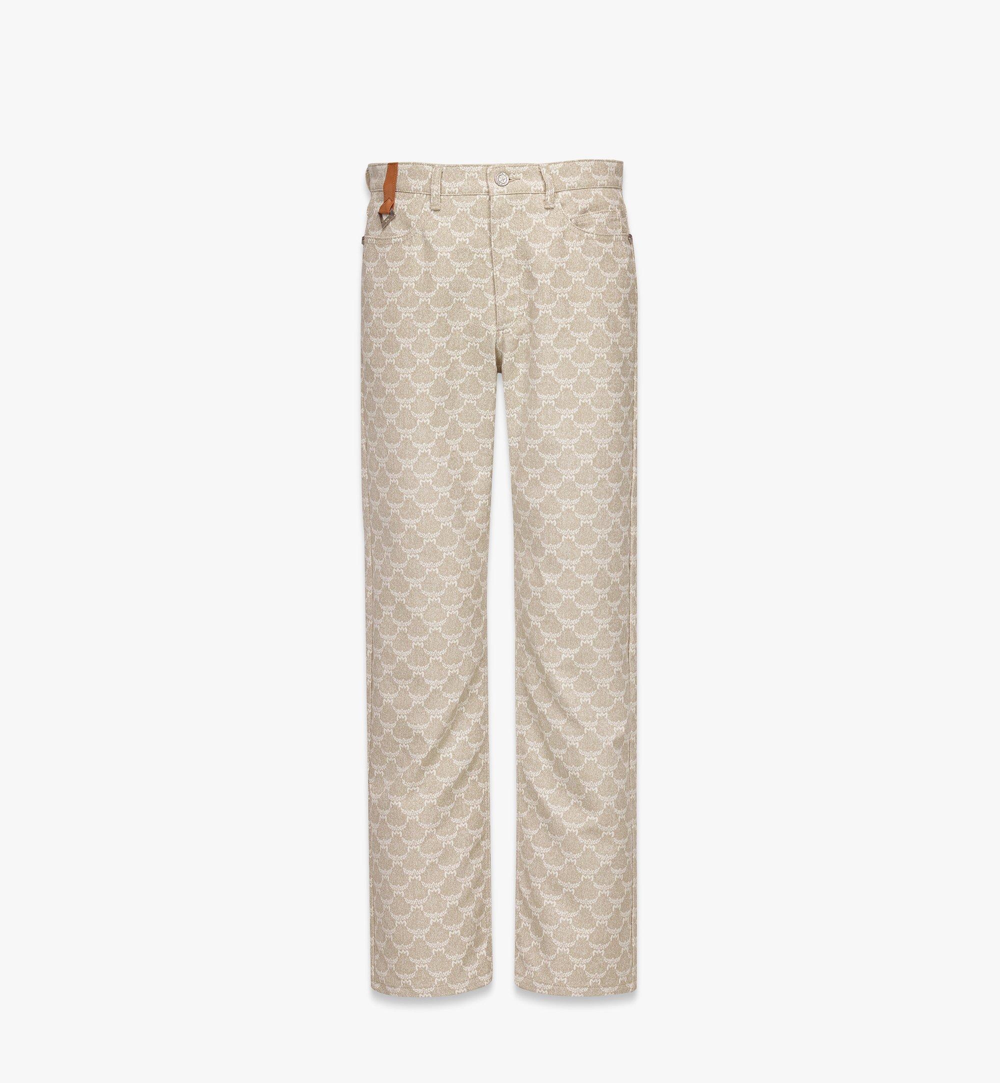 Lauretos Pants in Denim Jacquard - 1