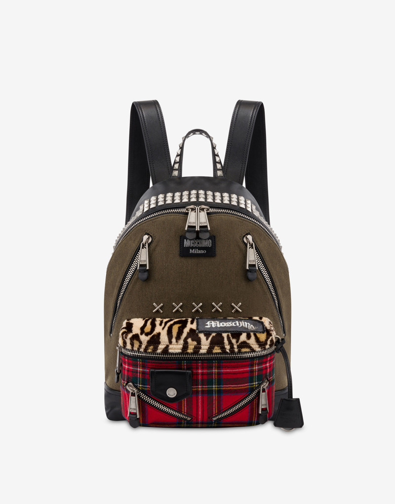 MILITARY PATCHWORK BACKPACK 1