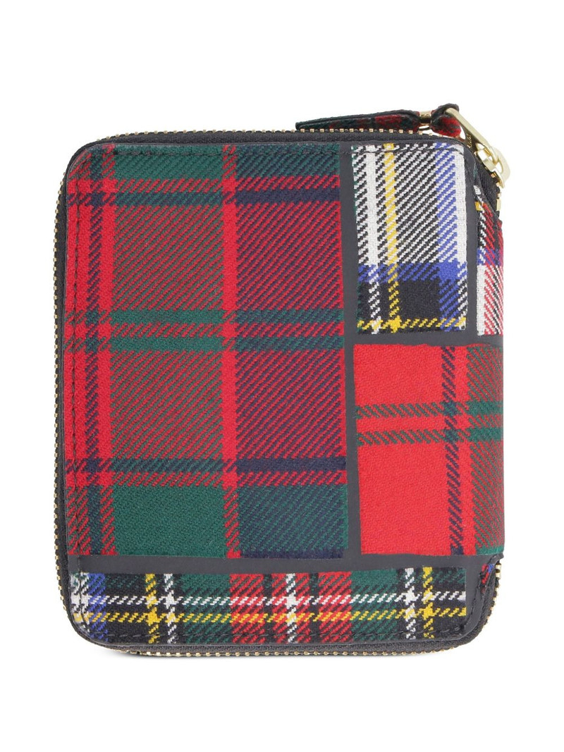 Comme Des Garçons tartan wallet outlook