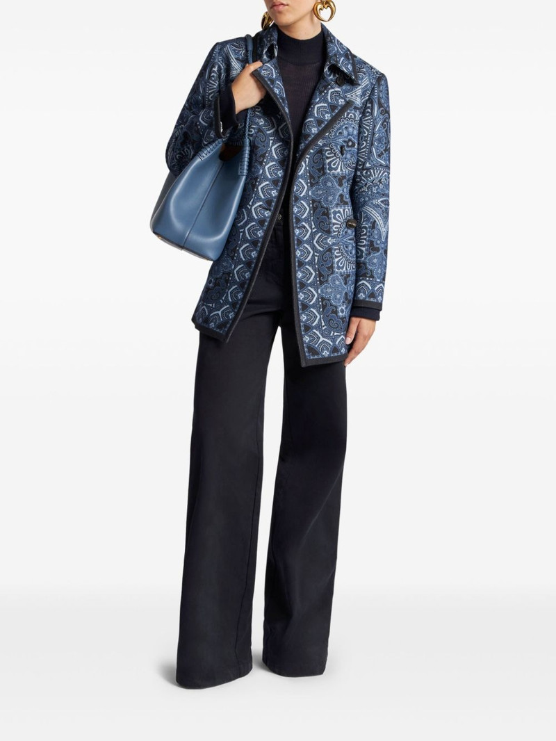 Etro double-breasted coat outlook